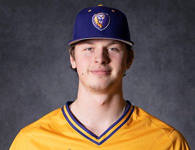 A headshot of Aaron Rice, MCC Baseball Player, in his baseball uniform