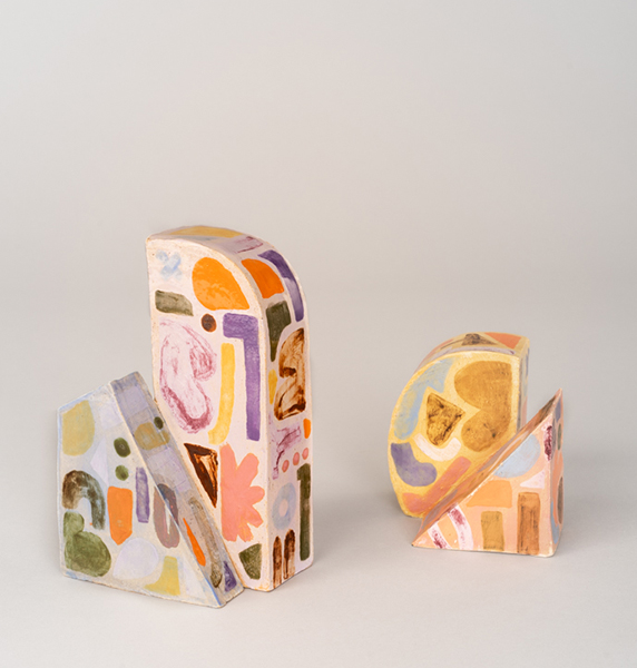 Award of Merit: Kathleen Escobar, Model for a New Time, Stoneware 7" x 4.5"