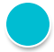 teal color swatch circle