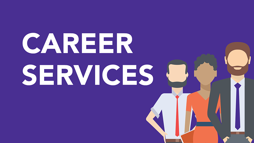 Career services graphic with people icons