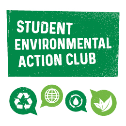 Student Environmental Action Club display