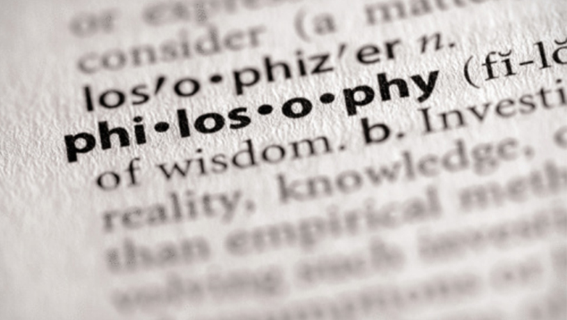part of a dictionary page with the definition of philosophy