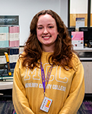 Student worker Jessi Hyde